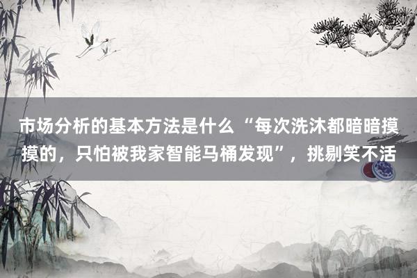 市场分析的基本方法是什么 “每次洗沐都暗暗摸摸的，只怕被我家智能马桶发现”，挑剔笑不活