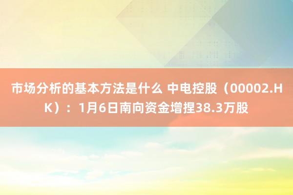 市场分析的基本方法是什么 中电控股（00002.HK）：1月6日南向资金增捏38.3万股